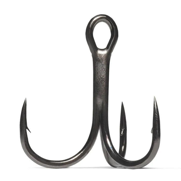 VMC 7547 Hybrid Treble Hook 1X Black Nickel 4 pack